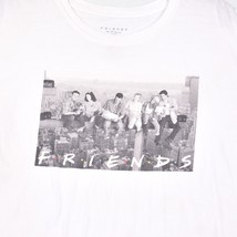FRIENDS (The Television Series) White Tee With Skyscraper Scaffold Graph... - $11.34