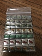 Italian charms mixed wholesale lot 35 pieces enamel - Laser links 9mm  K0005 - £14.11 GBP