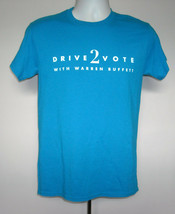 Mens Drive 2 Vote with Warren Buffett Volunteer t shirt small Ask Me Any... - £23.05 GBP