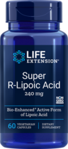 Super R-LIPOIC Acid Oxidative Stress 240 Mg 60 Vege Capsules Life Extension - $31.18