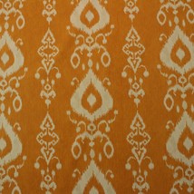 MILL CREEK TULLAHOMA COPPER ORANGE IKAT MULTIPURPOSE COTTON FABRIC BY YA... - £6.18 GBP