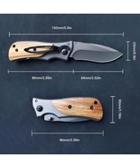 Durable Folding Stainless Steel Pocket Knife for Outdoor Activities - £12.35 GBP