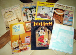 Lot (7 pcs) Miscellaneous PAINTING / CRAFTING Books - Tole, 3D, Mary Engelbreit - £15.23 GBP