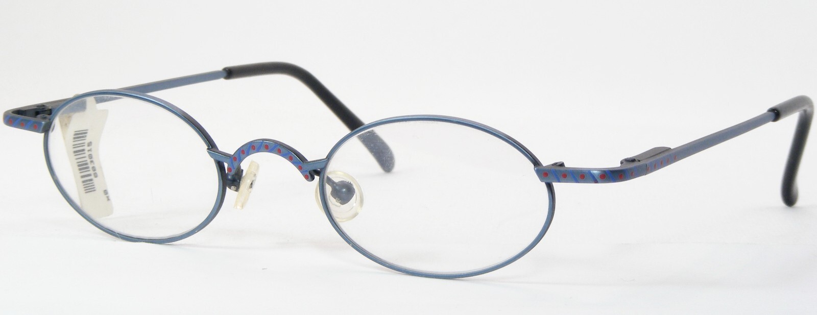 Vintage Opdo 1566-2 Bleu Sarcelle/Rouge Unique Lunettes Monture 41-20-130mm - $46.52