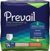 Prevail Per-Fit Extra Absorbency Incontinence Underwear, Extra Large, 14-Count - £33.56 GBP