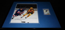 Mike Bossy Signed Framed 16x20 Photo Display New York Islanders - £117.33 GBP