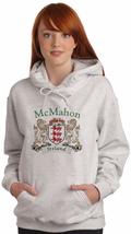 McMahon Irish Coat of Arms Ash Hooded Sweat shirt - £28.43 GBP+