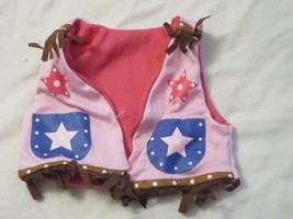 18” Doll Cowgirl Sherrif Vest American Girl Our Generation EUC! - £7.90 GBP