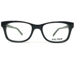 Kilter Kids Eyeglasses Frames K4002 001 BLACK Green Square Full Rim 46-17-130 - £36.53 GBP
