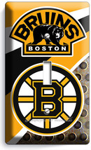 Boston Bruins Hockey Team Logo 1 Gang Light Switch Wall Plates Cover Room Decor - £8.19 GBP