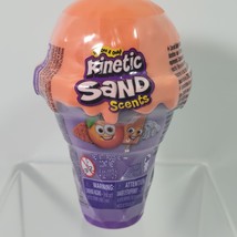 Kinetic Sand Scents 4oz Ice Cream Cone Container Orange and Vanilla New - $8.65