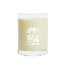 Personalized 11oz Scented Glass Candle with 360-Degree Meme Image Print, Funny C - £45.42 GBP