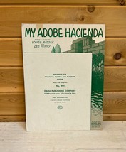 My Adobe Hacienda Antique Sheet Music Tab For Guitar 1941 Vintage - £17.32 GBP