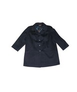Alorna Women’s 2XL Navy Blue Wool Blend Pea Coat Vintage Preowned Made I... - $450.54 MXN