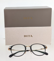 Brand New Authentic Dita Eyeglasses UNITED DRX 2078 A Black Gold 48mm Frame - £309.60 GBP