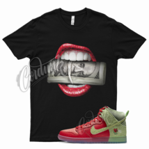 Black ROLL T Shirt for N Dunk High Strawberry Cough Red Green  - £20.46 GBP+