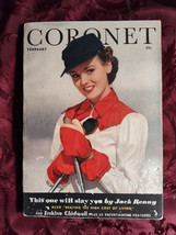 Coronet February 1941 Feb 41 Wwii Jack Benny Erskine Caldwell Chester B. Himes - £11.13 GBP