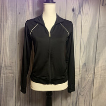 Nike Performance Jacket, Size Small, Black, Polyester Blend, Full Zip, P... - $24.99