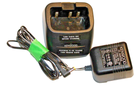 KENWOOD 2 WAY RADIO BATTERY CHARGER / USED AND TESTED #1 W08-0598 - $7.74