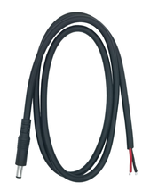 3FT 12V DC Power Cable 5.5Mm X 2.1Mm Male Plug to Bare Wire Open End, 16AWG 24V  - £8.41 GBP