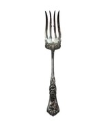 Oneida 1906 Gloria Grenoble Meat Serving Fork 8 1/4&quot; Silverplate No Mono - £11.01 GBP