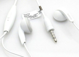 SONY Earbuds XPERIA MH410 White Stereo Earphones 3.5mm - £7.70 GBP