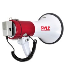 Pyle Portable Megaphone Speaker PA Bullhorn-Built-in Siren, 50W Adjustab... - £69.24 GBP