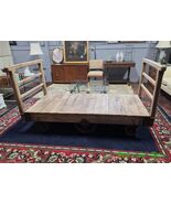 Antique Lansing Company Warehouse Cart Rustic Coffee Table - $915.00
