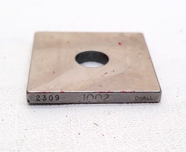 DoAll Gage Block .1002&quot; Square Steel ASME #2309 - $11.99