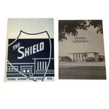 Vtg 1954 Yearbook Thomas Downey High School Modesto California The Shield 915A - £34.12 GBP
