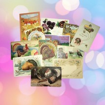 12 Pcs. Vintage &quot;Thanksgiving&quot; Postcards - £19.78 GBP