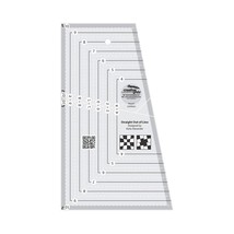 Creative Grids Straight Out Of Line 6in x 10in Quilt Ruler - CGRKA3 - £39.64 GBP