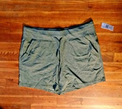 32 Degrees Cool Shorts Heather Charcoal Women Size Small Pull On - $14.86