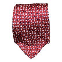 Lauren Ralph Lauren 100% Silk Classic Ties Paisley Print Men One Size Red - £15.78 GBP