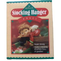 Vintage 1984 Hallmark Stocking Hanger Angel Christmas Ornament Stockings... - $7.80
