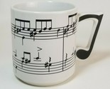 Musical Notes Coffee Mug Cup Musician Composer Chadwick Miller 1980s Vin... - £10.08 GBP