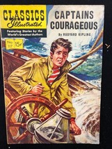 Classics Illustrated #117 Captains Courageous Kipling (Hrn 118) 1st 1954 Vg+ Ink - $24.74