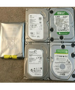 LOT OF 5 INTERNAL DESKTOP HDD’s 350GB  500GB 1TB - £45.27 GBP