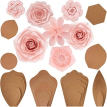28 Pcs Paper Flowers Template Kit Diy Paper Flower Decorations For Wall ... - £27.17 GBP