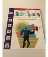 The Challenge of Effective Speaking by Rudolph F. Verderber/Kathleen S. ... - £3.05 GBP