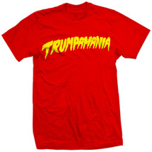 Trump Vance Txt R/Y Trumpamania Trumpmania Hulk Hogan Hulkamania Wrestling Shirt - £11.18 GBP+