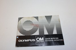 Vintage OEM Olympus OM System Quick Auto 310 Flash Instruction Manual - £3.86 GBP