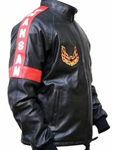 Smokey And the Bandit Burt Reynolds Black Bomber Leather Motorcycle Jacket - £54.11 GBP