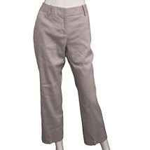 Lands&#39; End Women&#39;s Size 4 Petite, Wide Leg Linen Pants, Chilled Gray - $32.99