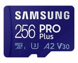 SAMSUNG PRO Plus microSD Memory Card + Adapter, 256GB MicroSDXC, Up to 1... - $51.99