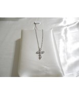 Giani Bernini 18&quot;Sterling Silver Cubic Zirconia Cross Pendant Necklace R... - $1,553.43 MXN