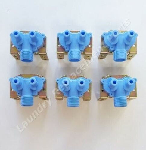 6 PACK DEXTER WASHER 2 WAY WATER VALVE 110v PART # 9379-183-001 NEW - £46.89 GBP