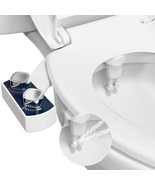 Hibbent Toilet Seat Bidet, Dual Self-Cleaning And, Cold Water (Blue). - £34.41 GBP