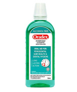 5 X 750ml Oradex Antisetic MOUTHWASH reduce mouth and throat bacteria in... - $45.80