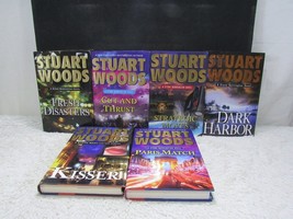 Lot of 6 Stuart Woods Hardback Books, Fresh Disasters, Cut And Thrust... - $21.95